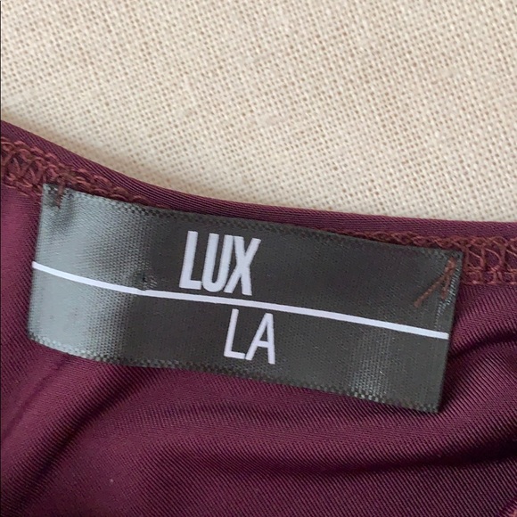 Purple bodysuit one sleeve - Picture 4 of 4